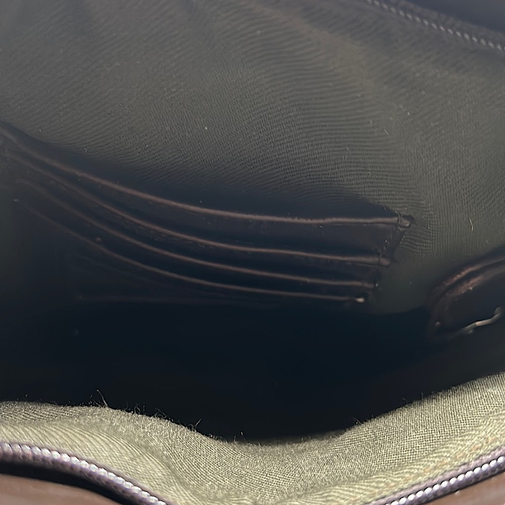 Vittoria Buttery Soft Dark Brown Leather Shoulder Bag Handbag Purse 🌺🌺 - Picture 5 of 6